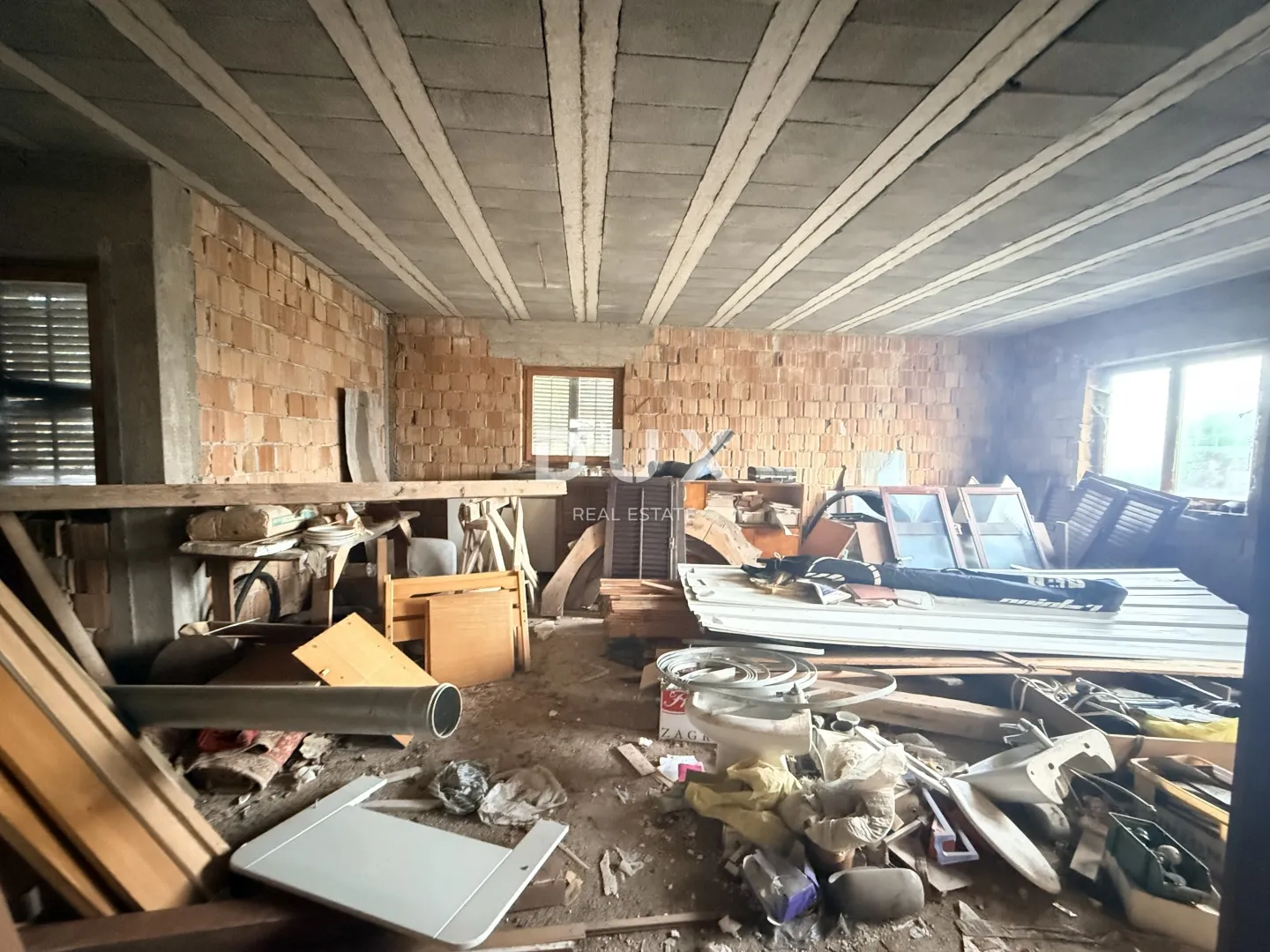 kastav, rubeši - roh-bau etaža s velikom terasom i pogledom! - slika 4