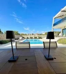 dalmacija, vodice - dugoročni najam moderne vile s bazenom i panoramskim pogledom - slika 10