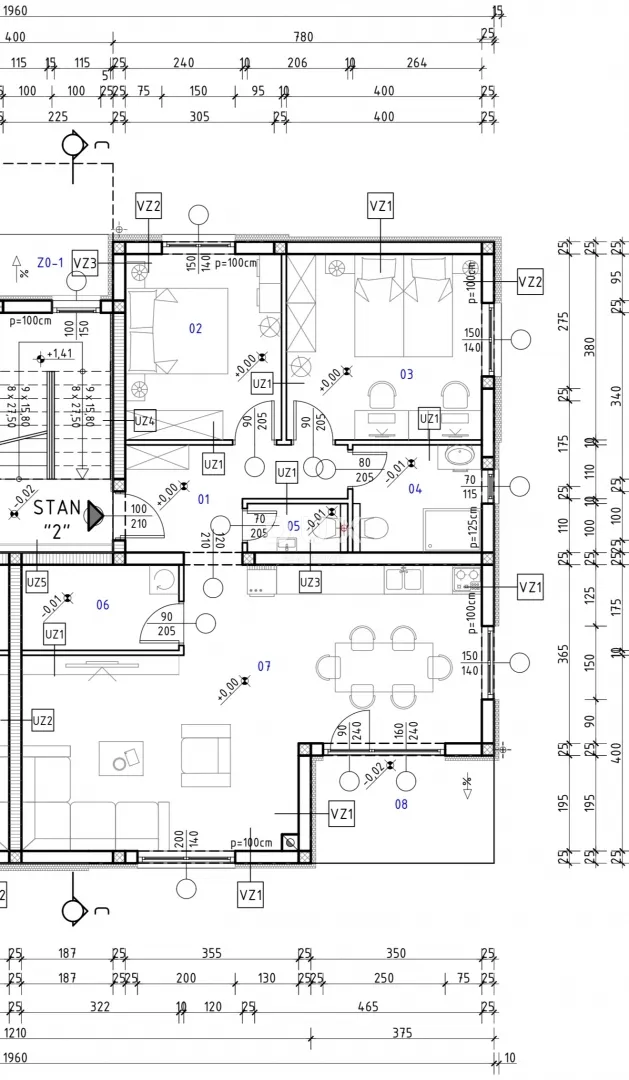 viškovo, centar - 2s+db od 92 m2, novogradnja, okućnica! - slika 3