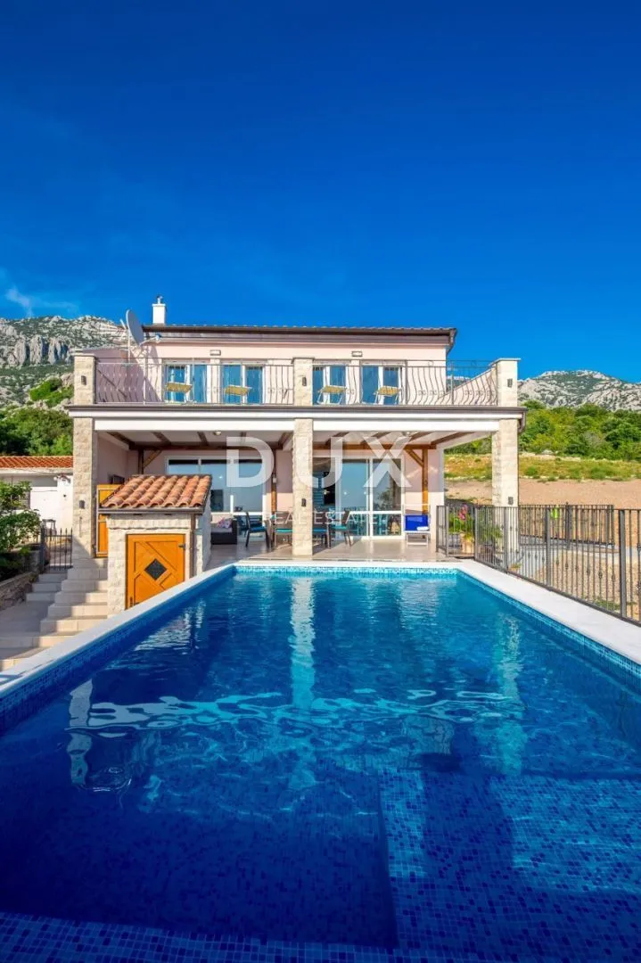 jablanac - kuća 260m2 sa bazenom i pogledom na more - slika 2