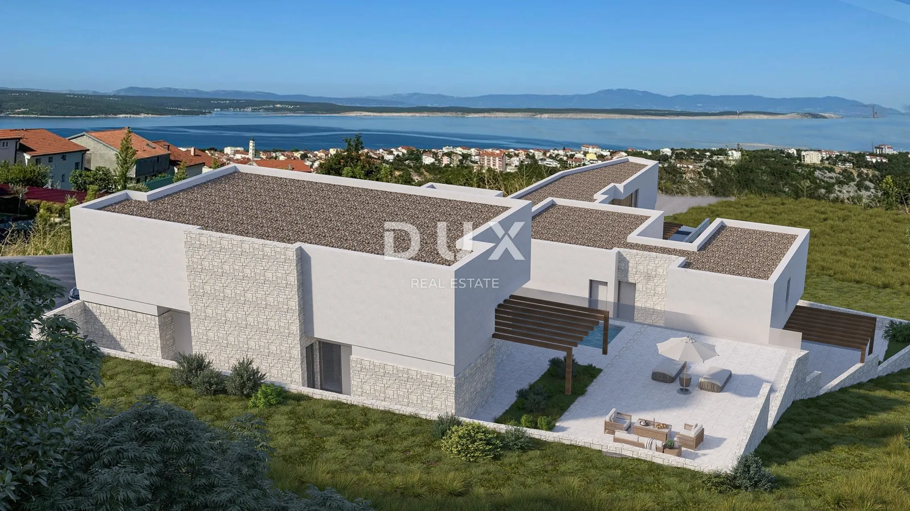 kvarner, crikvenica, kuća, 109 m2, bazen, pogled na more - slika 9