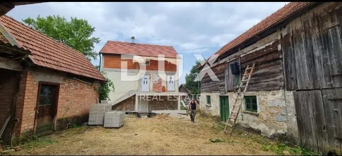 otočac, brinje - kuća u roh-bau fazi s 42.800 m2 okućnice - slika 4