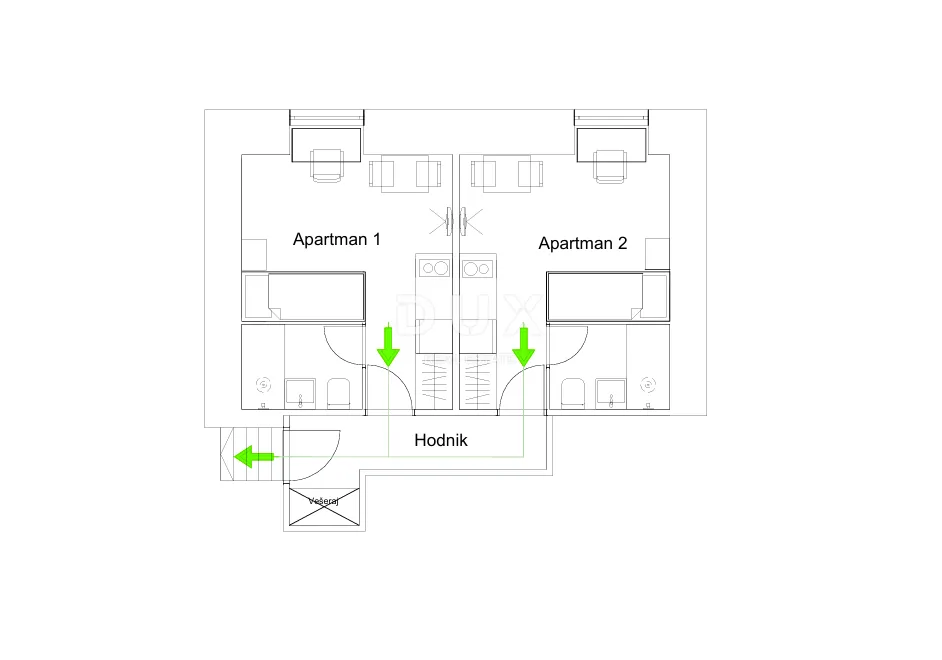 rijeka, sušak - izuzetan mali studio apartman za najam - slika 10
