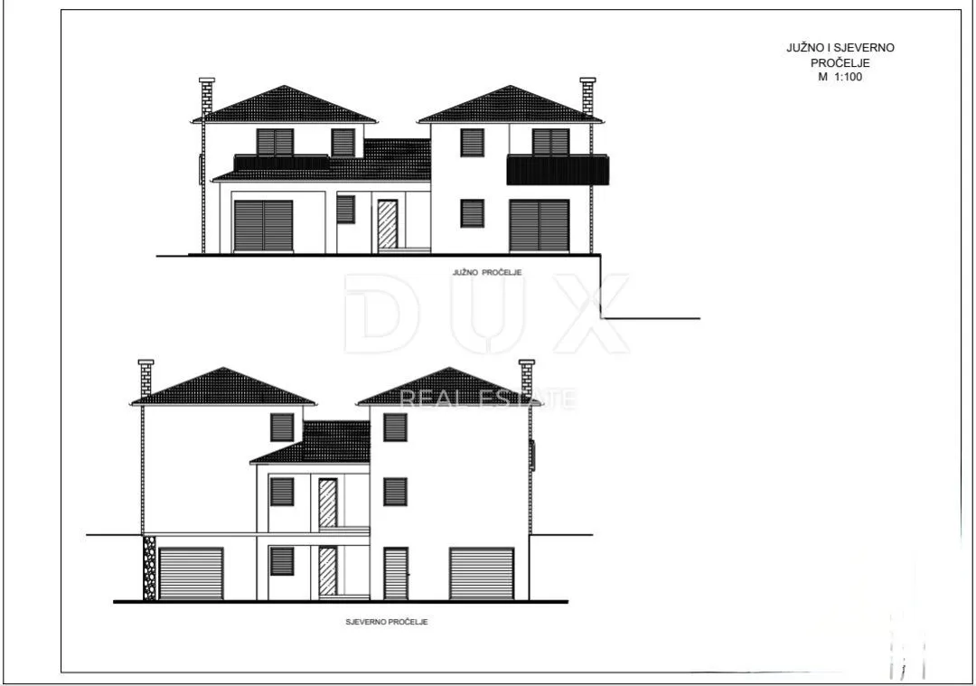 MUČIĆI - TROETAŽNI STAN 213 m2 sa okućnicom 859 m2 - Mučići, Matulji