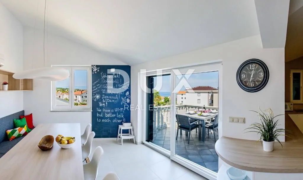 otok krk, malinska - apartman 4s+db na 200m od mora - slika 11