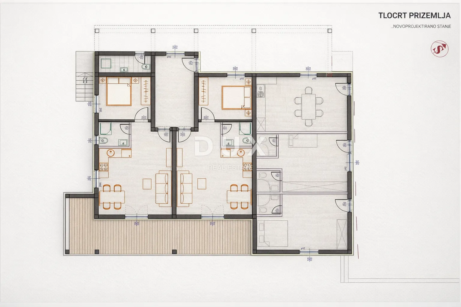 šibenik, vodice – 3 sj + mogućnost 6, parcela 920 m² - slika 31