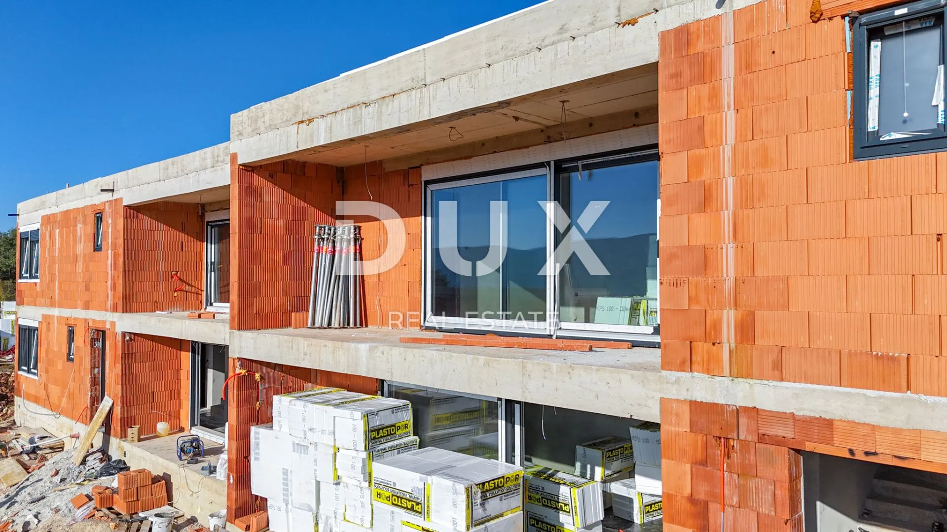 otok krk, brzac - moderno dizajnirana dvojnica s bazenom 40m2 - slika 7