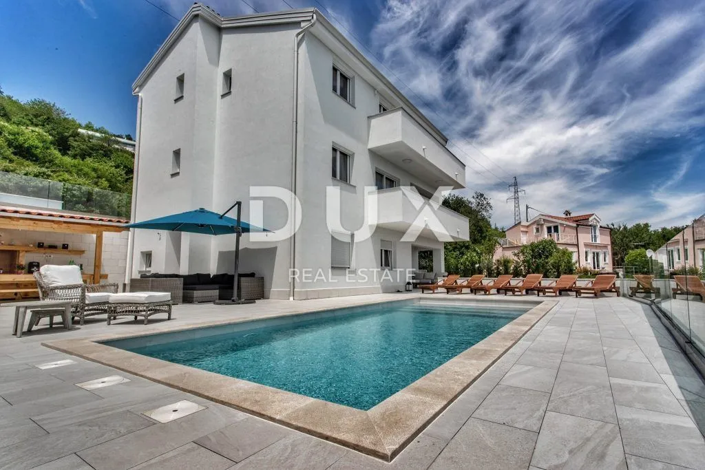 OPATIJA, BREGI - Vila 320m2 s panoramskim pogledom i bazenom + okoliš 500m2 - Bregi, Matulji