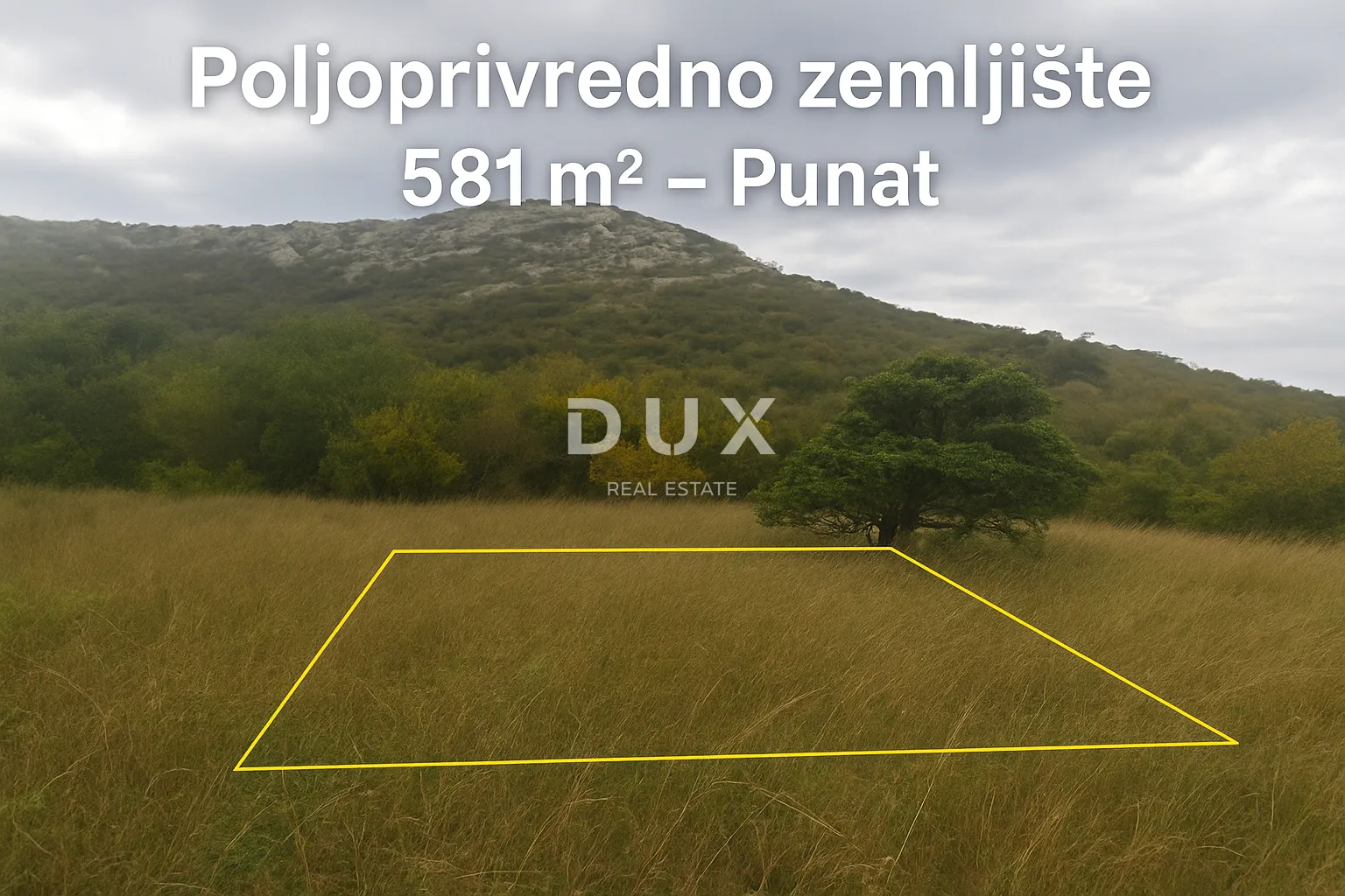 OTOK KRK, PUNAT - Poljoprivredno zemljište