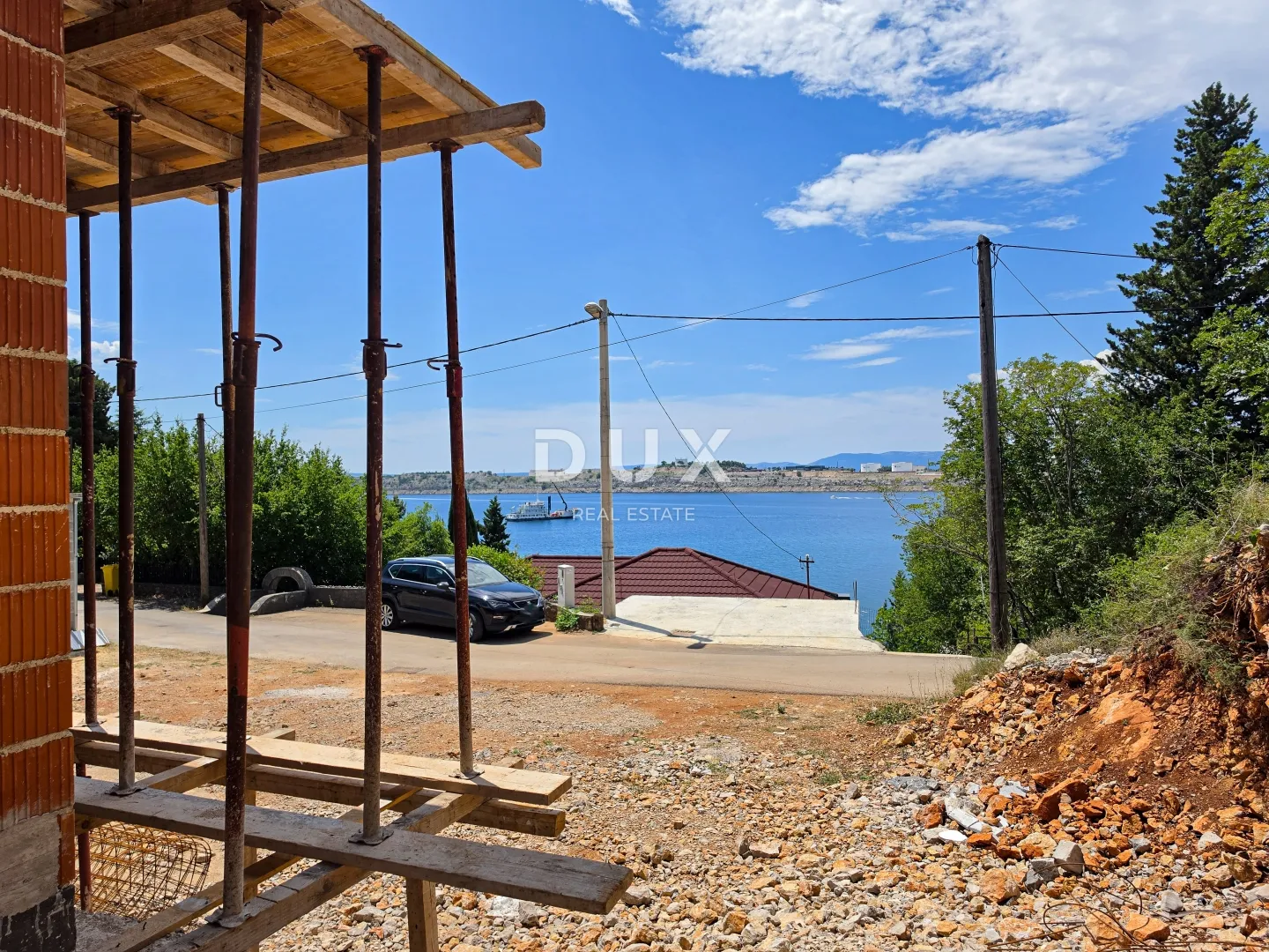 krk, omišalj, jednosobni stan, 50 m2, pogled more - slika 4
