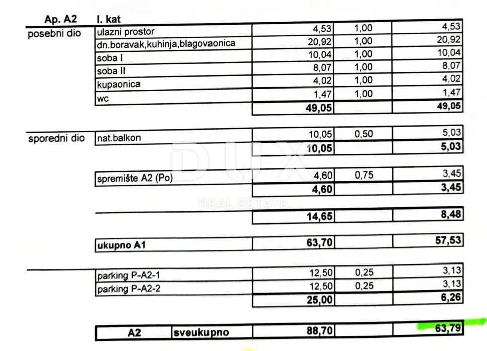 novalja, jakišnica - apartman 64m2 na prvom katu s predivnim pogledom na more - slika 22