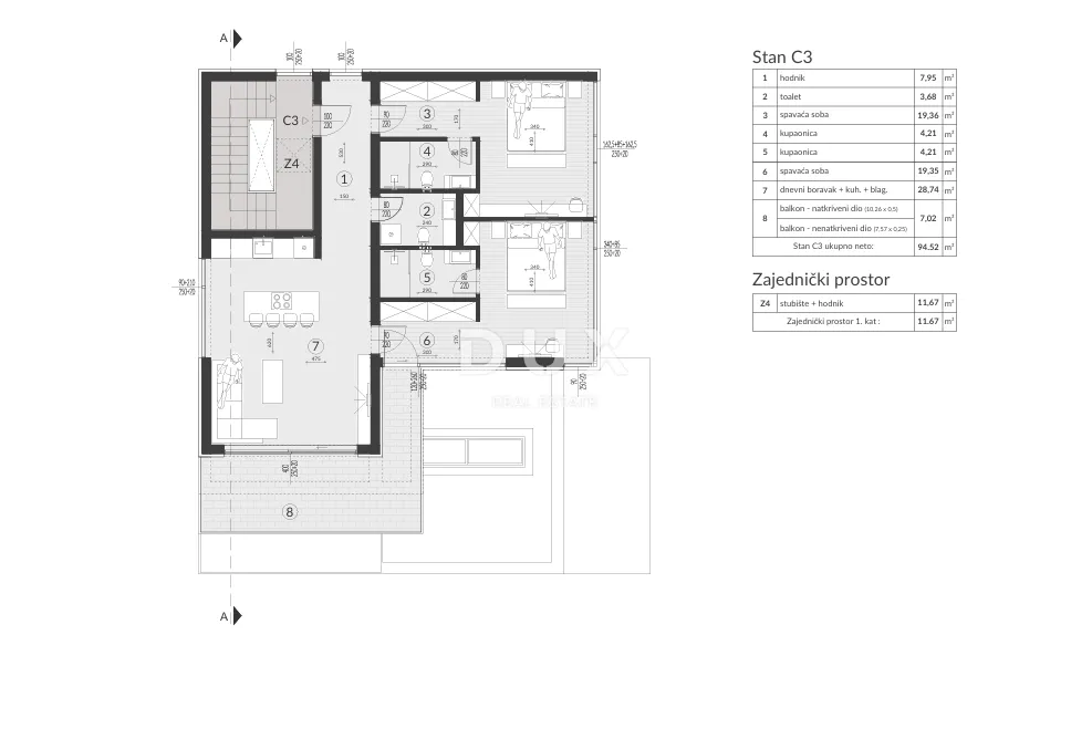 istra, medulin - luksuzni penthouse s pogledom na medulinski zaljev - slika 20