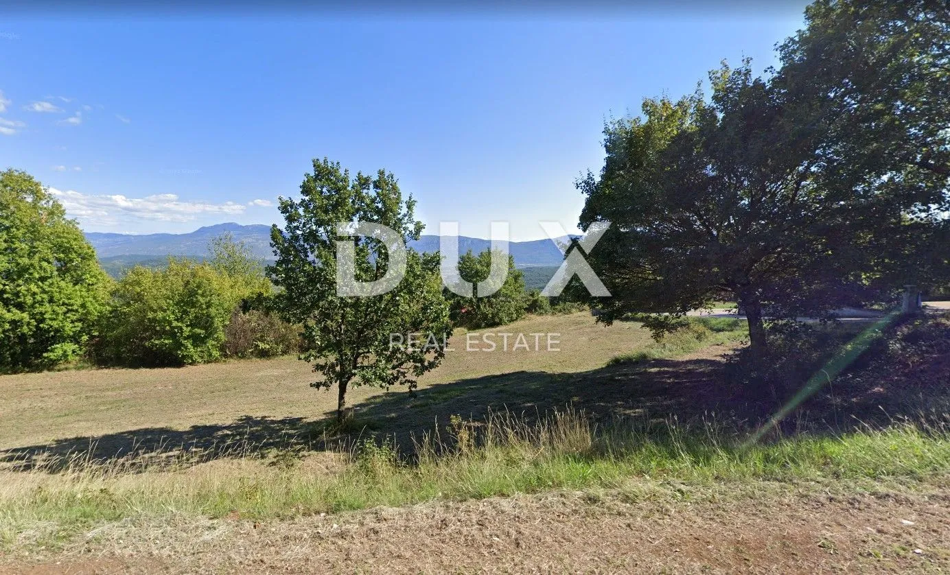 ISTRA, PIĆAN - Veliko građevinsko zemljište s pogledom na Učku