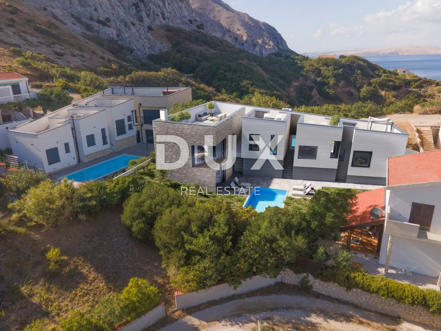 OTOK PAG, GRAD PAG - luksuzna vila s bazenom na predivnoj lokaciji - Bošana, Pag