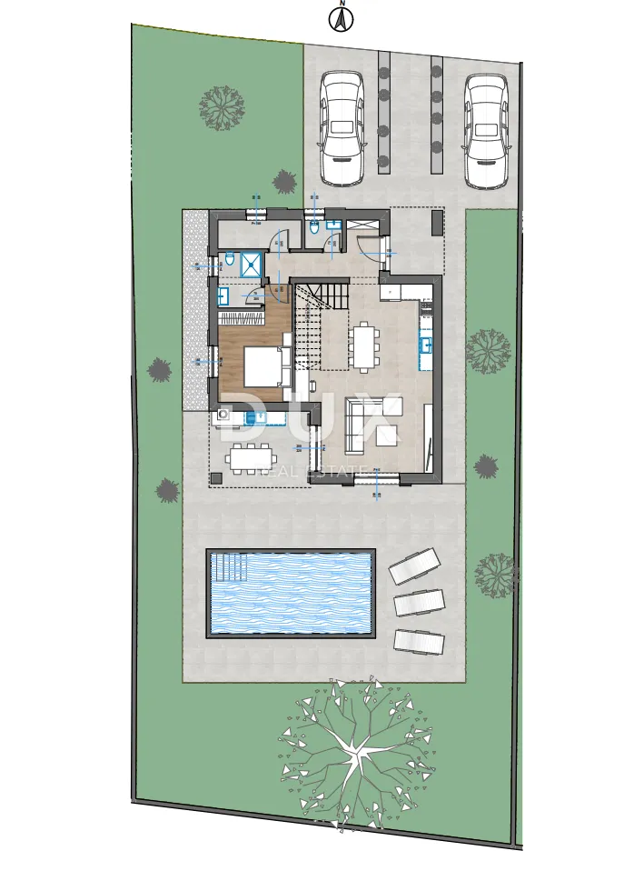 istra, poreč - vila s bazenom u izgradnji - slika 11