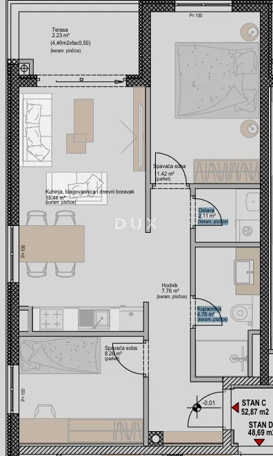 istra, poreč - suvremeni stan u novom projektu blizu mora, mogućnost finaciranja kreditom - slika 3