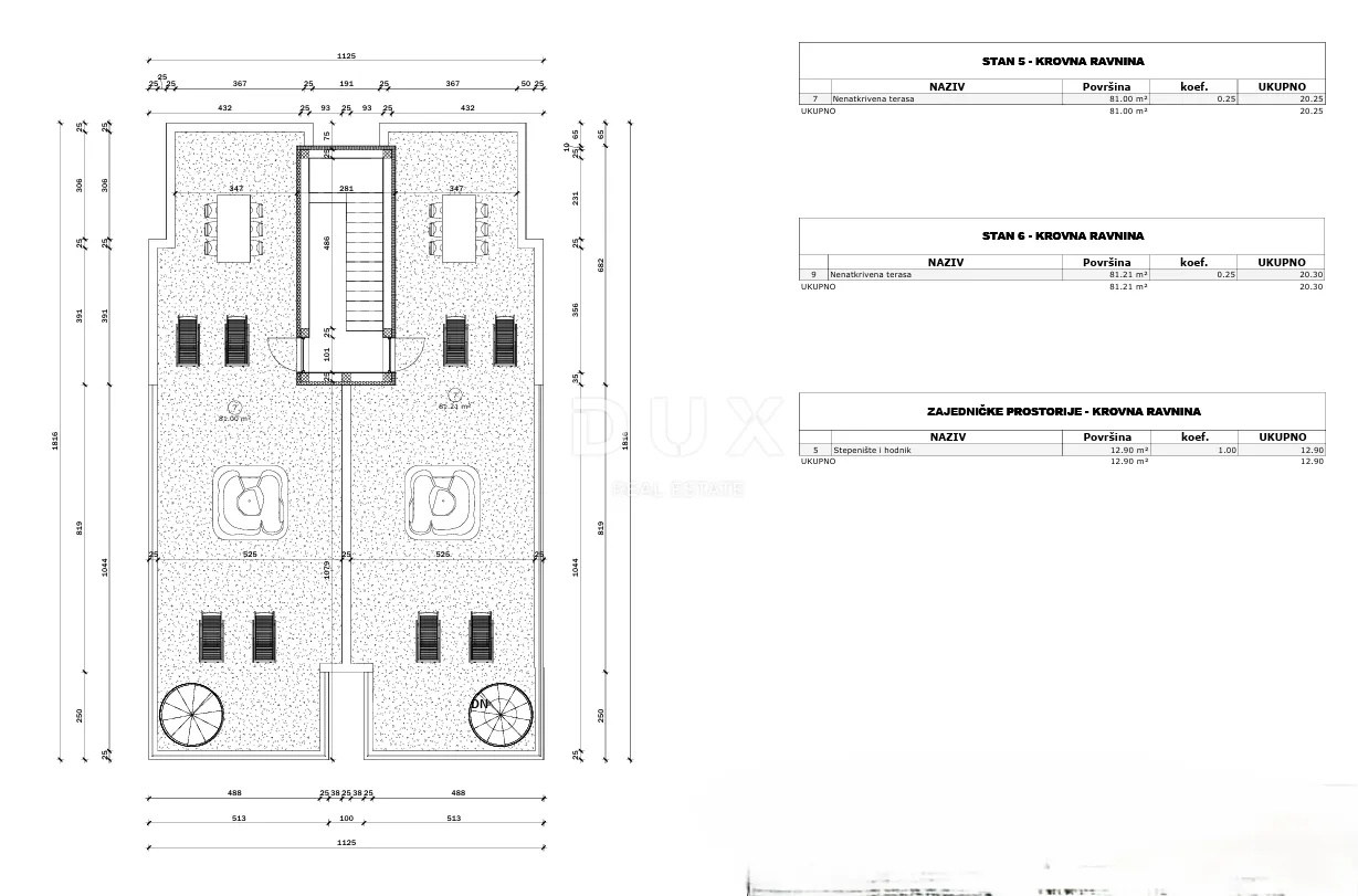 starigrad, seline, dvosoban stan, 69,96 m², krovna terasa - slika 4