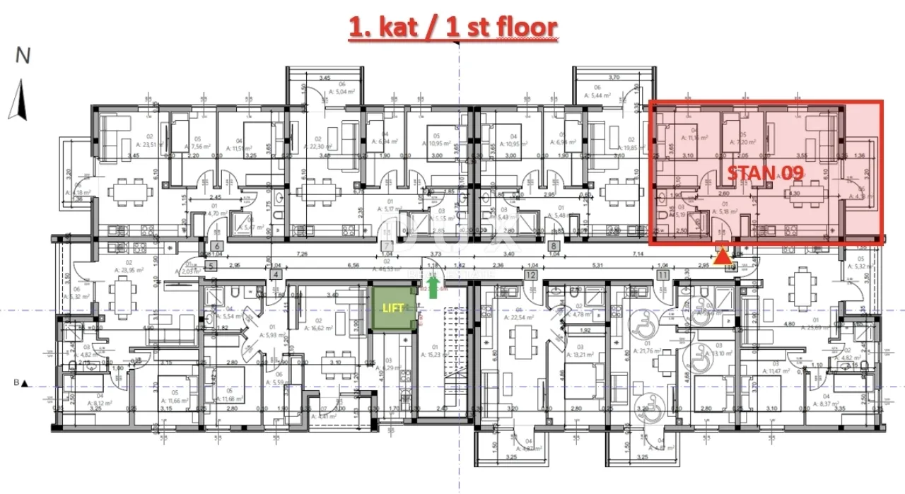 istra, pula- dvosobni stan 54,24 m2 ! - slika 4