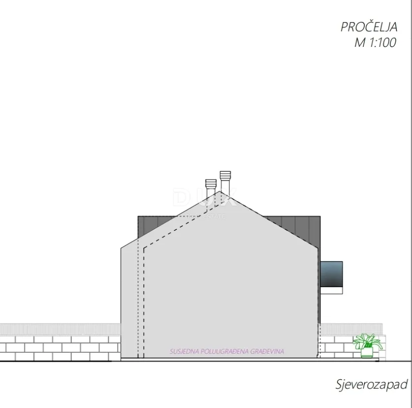 fužine, vrata- zemljište 300m2 s građevinskom dozvolom!!! u blizini jezera - slika 11