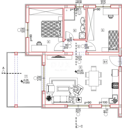 primošten, prizemni stan, 80 m², novogradnja - slika 6
