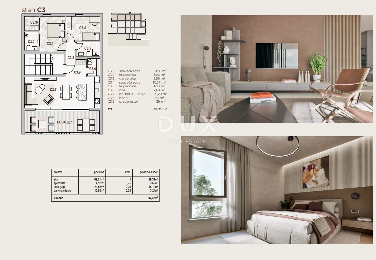 kvarner, kraljevica - jugo residence: ekskluzivan stan c3, prvi red do mora, novogradnja, prilika - slika 6