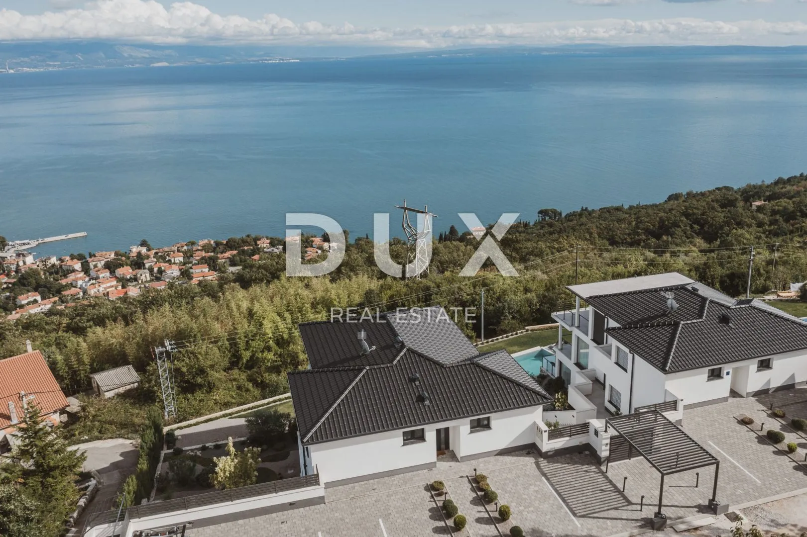 opatija, lovran, liganj - stan u vili s bazenom 120m2+terasa 27m2s panoramskim pogledom na more + okoliš 105m2 - slika 16