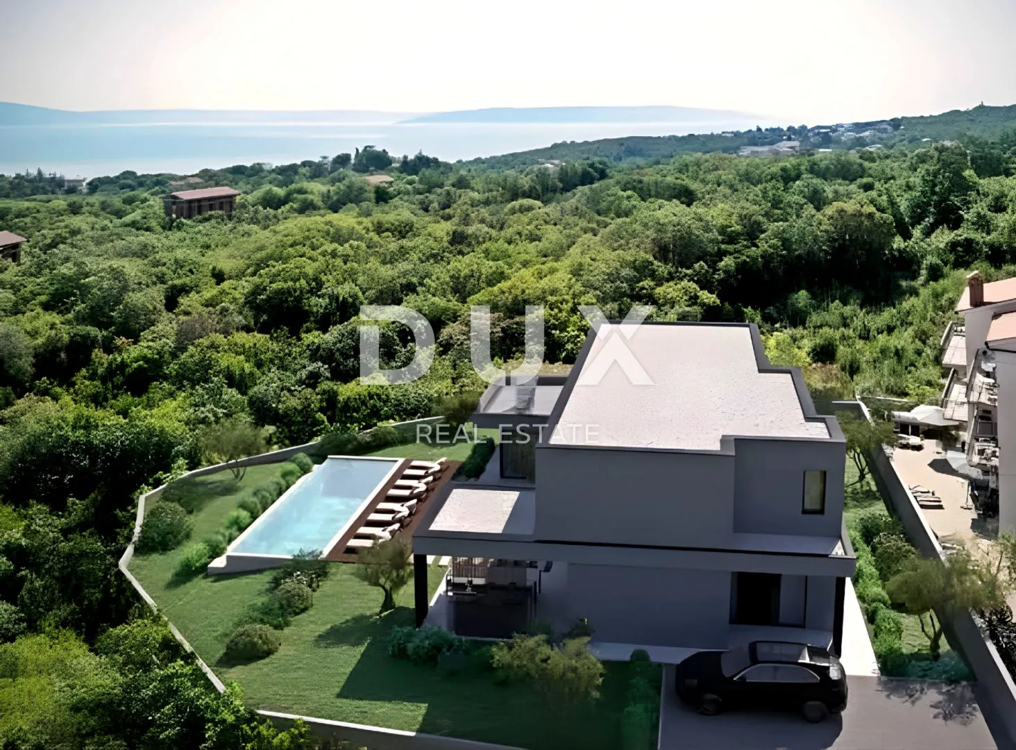 ISTRA, RABAC - Zemljište na rubu građevinskog područja s idejnim projektom - Rabac, Labin