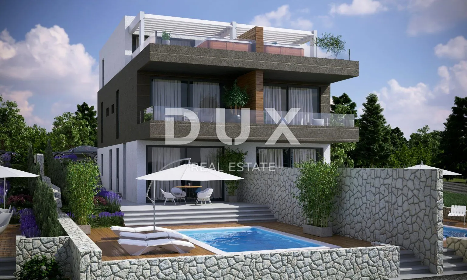 otok pag, novalja - dvoetažni penthouse s krovnom terasom - slika 7