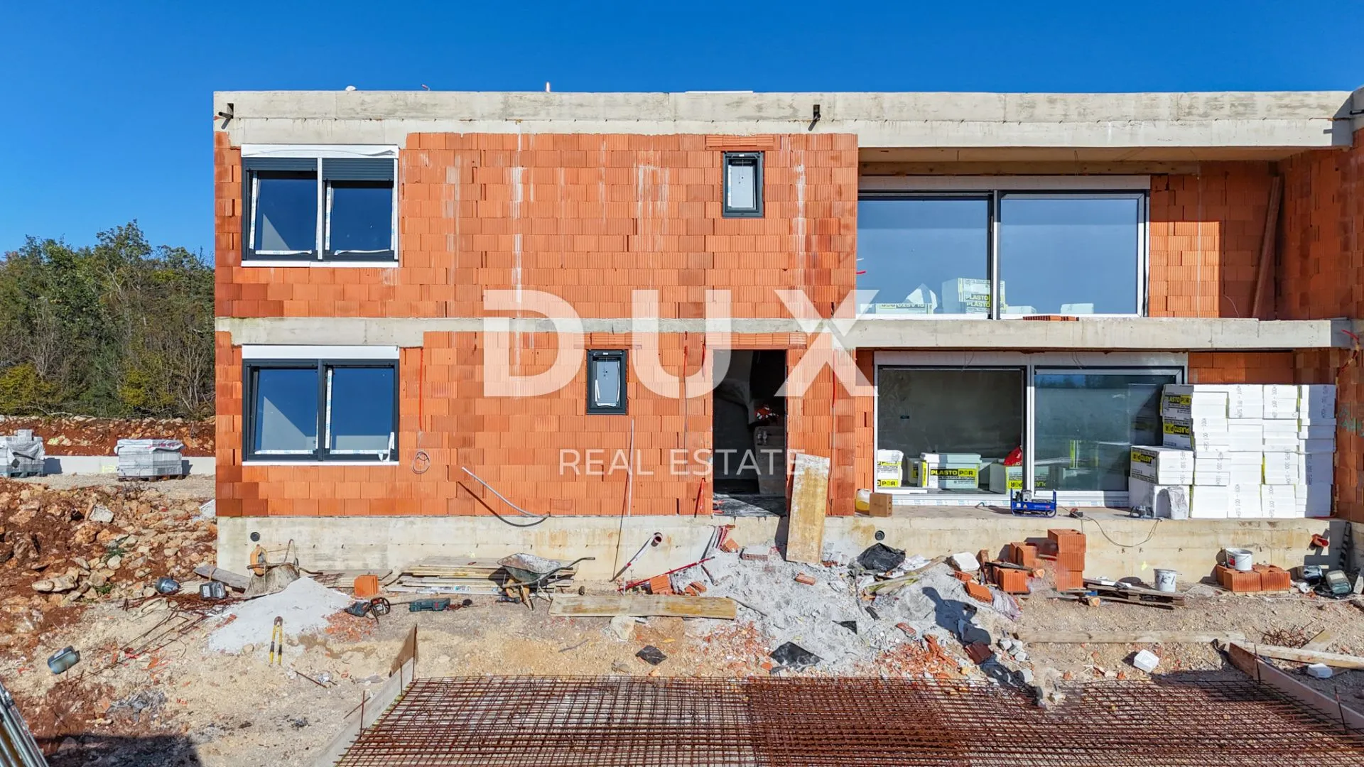 otok krk, brzac - moderno dizajnirana dvojnica s bazenom 40m2 - slika 4