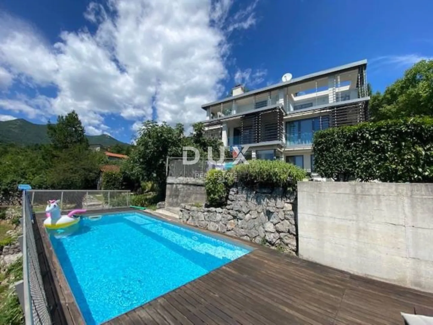 opatija, poljane - dugoročni najam kuće s bazenom i pogledom na more - slika 1
