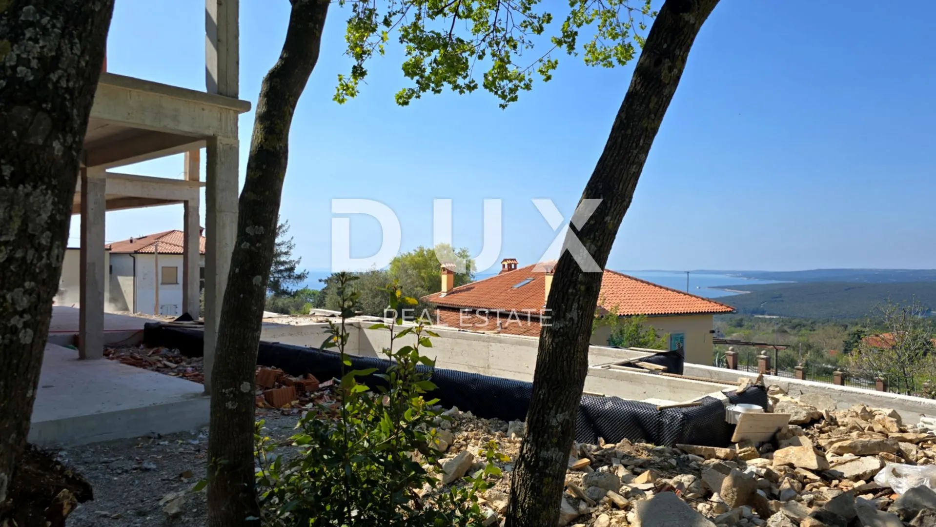 istra, rabac - mediteranska kuća s bazenom i panoramskim pogledom na more - slika 24