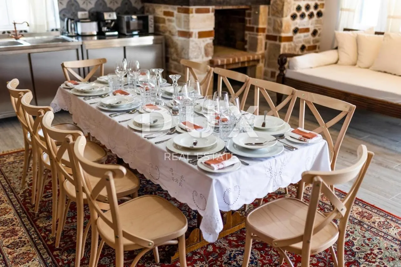 otok pašman, ždrelac - luksuzna kamena vila s bazenom pokraj mora - slika 16