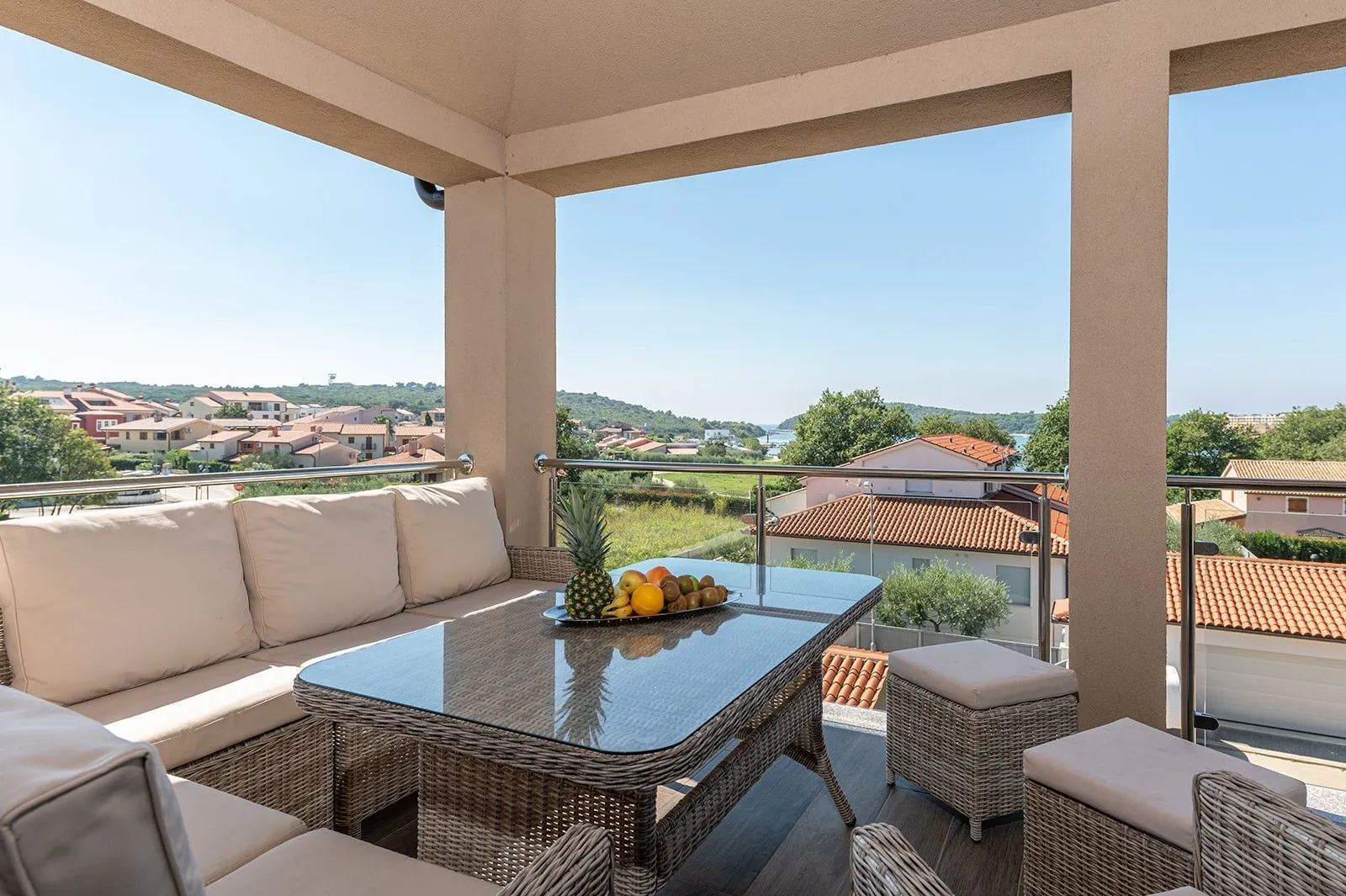 istra, medulin apartmanska kuća u banjolama - pogled na more!! - slika 3