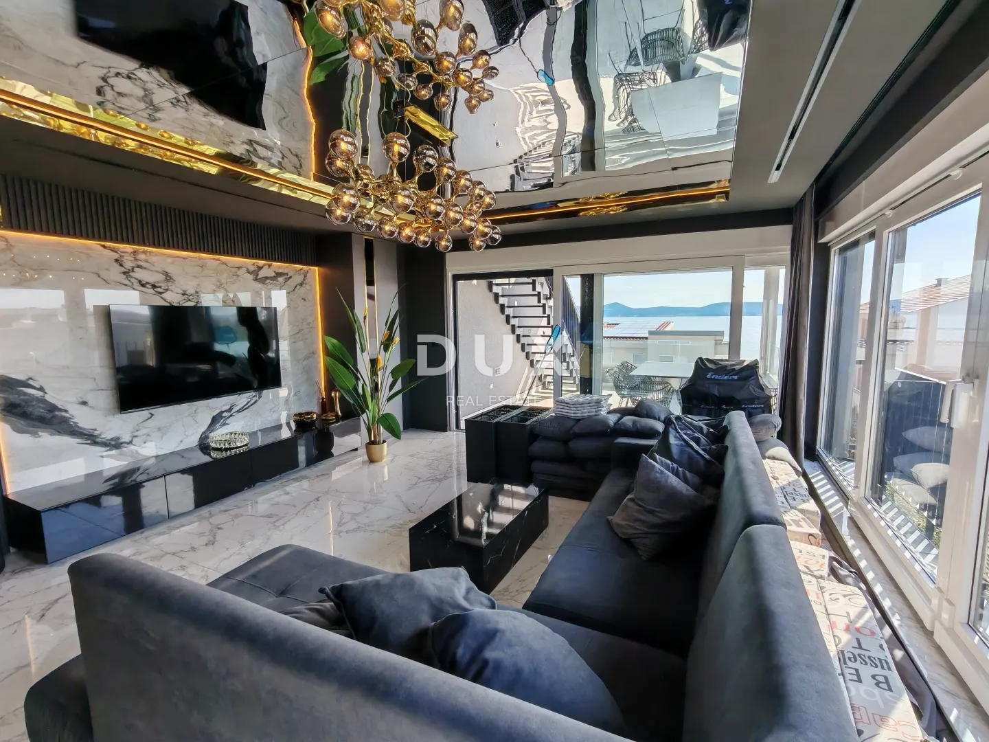 zadar, sukošan - luksuzno namješten penthouse 50 m od plaže! - slika 7