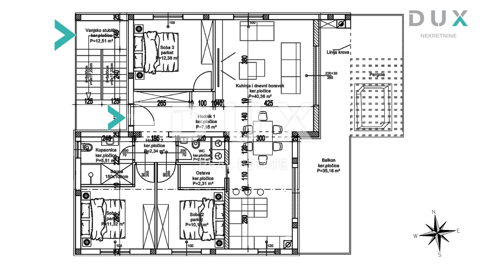 opatija, ika, penthouse, 176,48 m2, terasa, novogradnja - slika 14