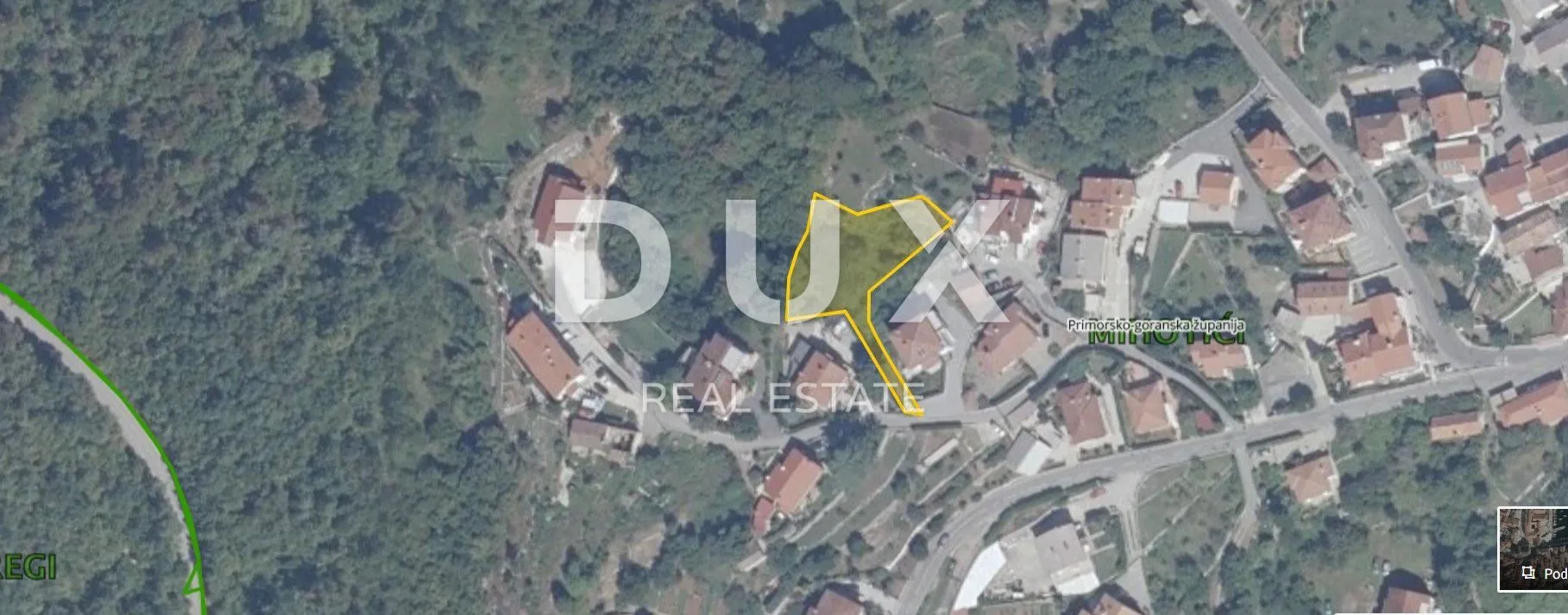 MATULJI - MIHOTIĆI- građevinsko zemljište 1248m2 - Mihotići, Matulji