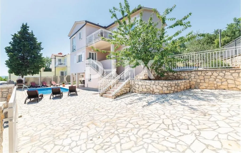istra, rabac - kuća s bazenom i pogledom na more - slika 4