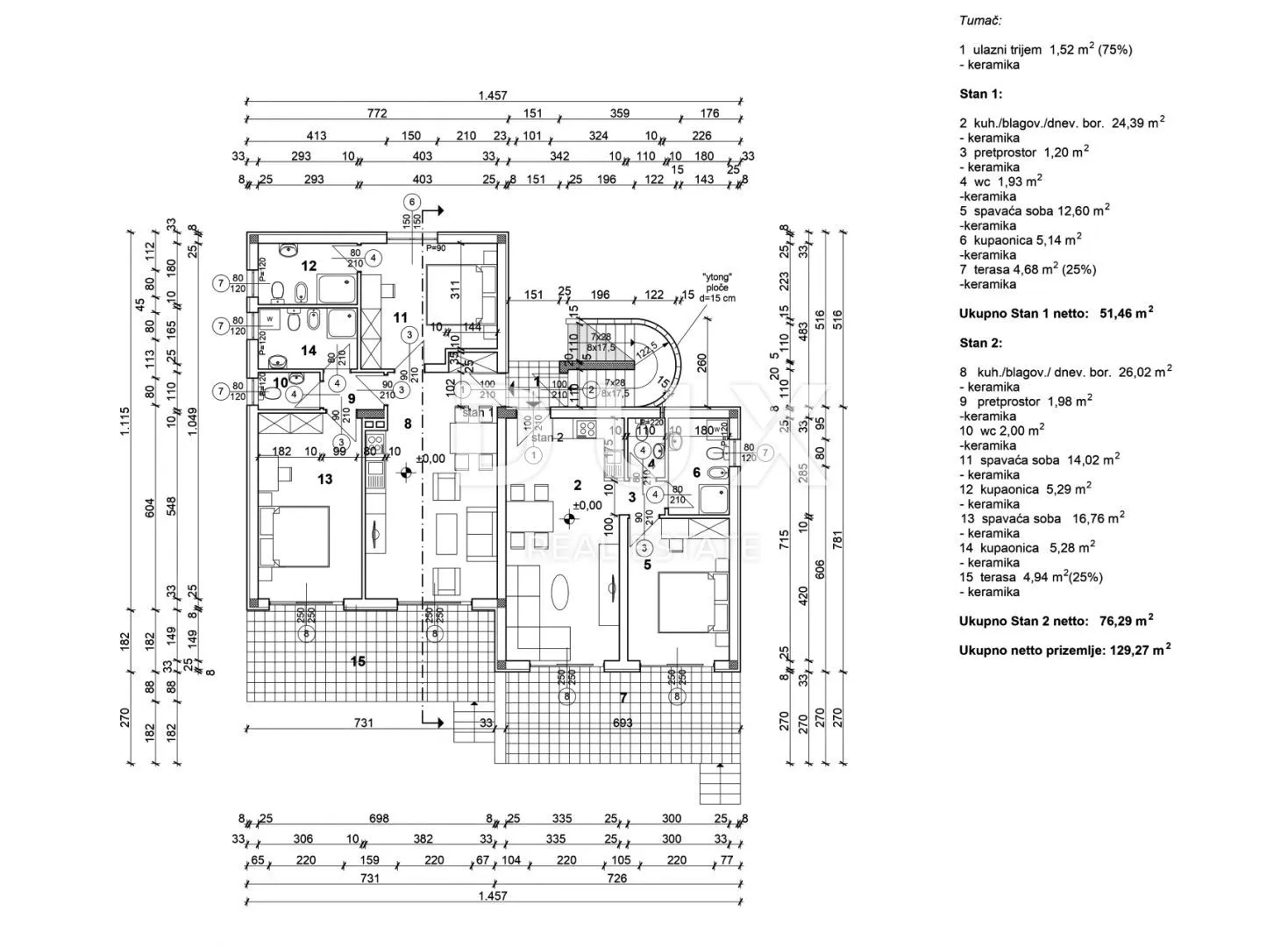 istra, poreč - prostrana kuća s bazenom i panoramskim pogledom - slika 56