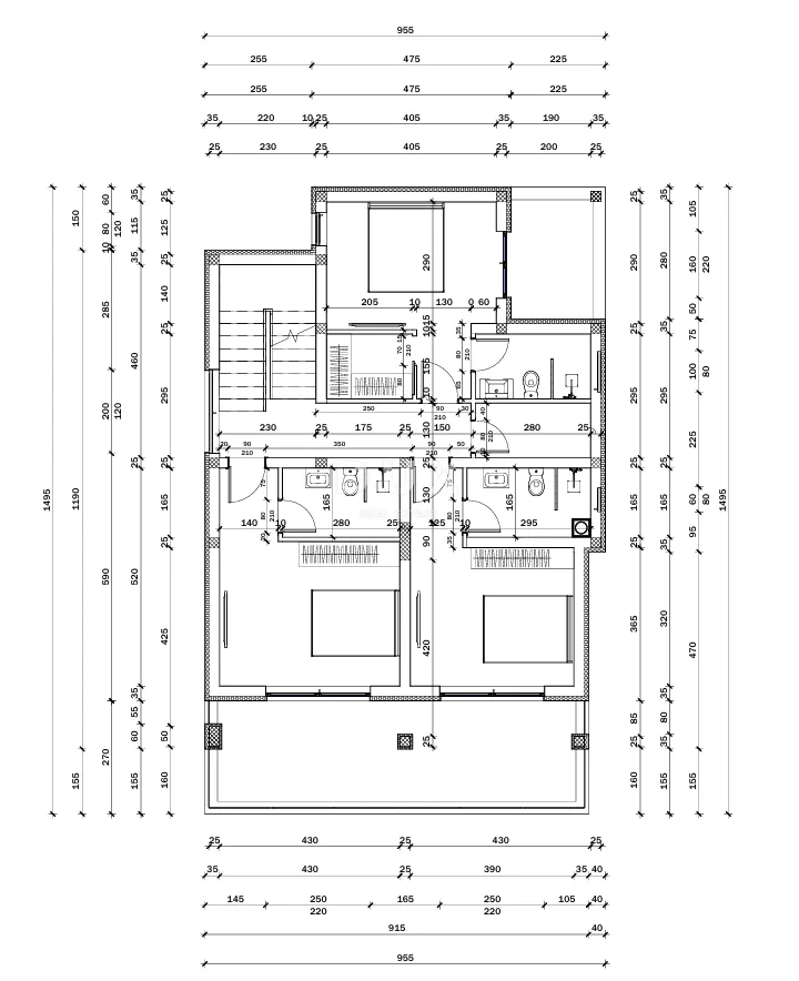 zadar, starigrad, vila 280 m², bazen, pogled na more - slika 16