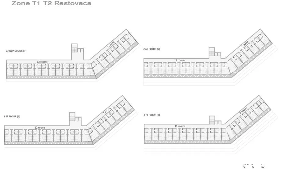 rastovača - stinica građevinski teren za 14300m2 za apartmane / hotel / - kig 30% - kis 80%. - slika 7