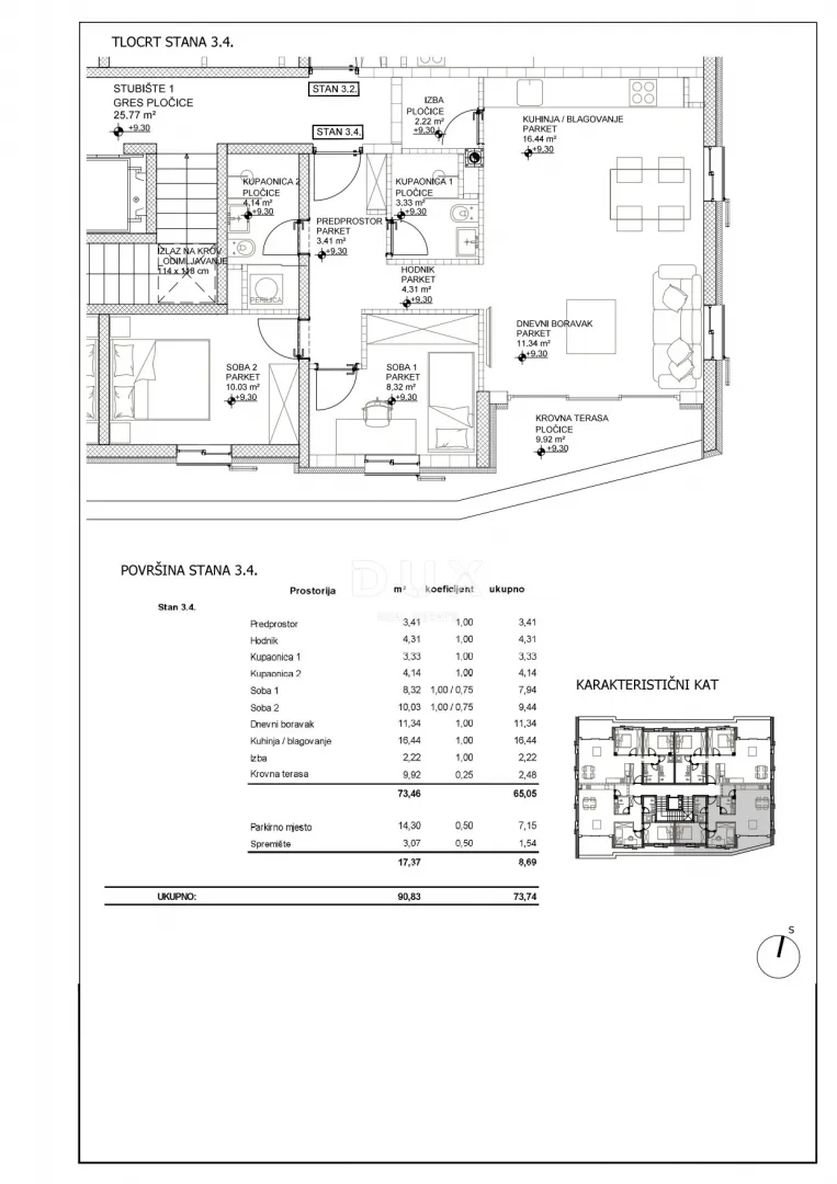 otok cres, grad cres - vrhunska novogradnja na top lokaciji strogi centar 50m od mora - slika 12