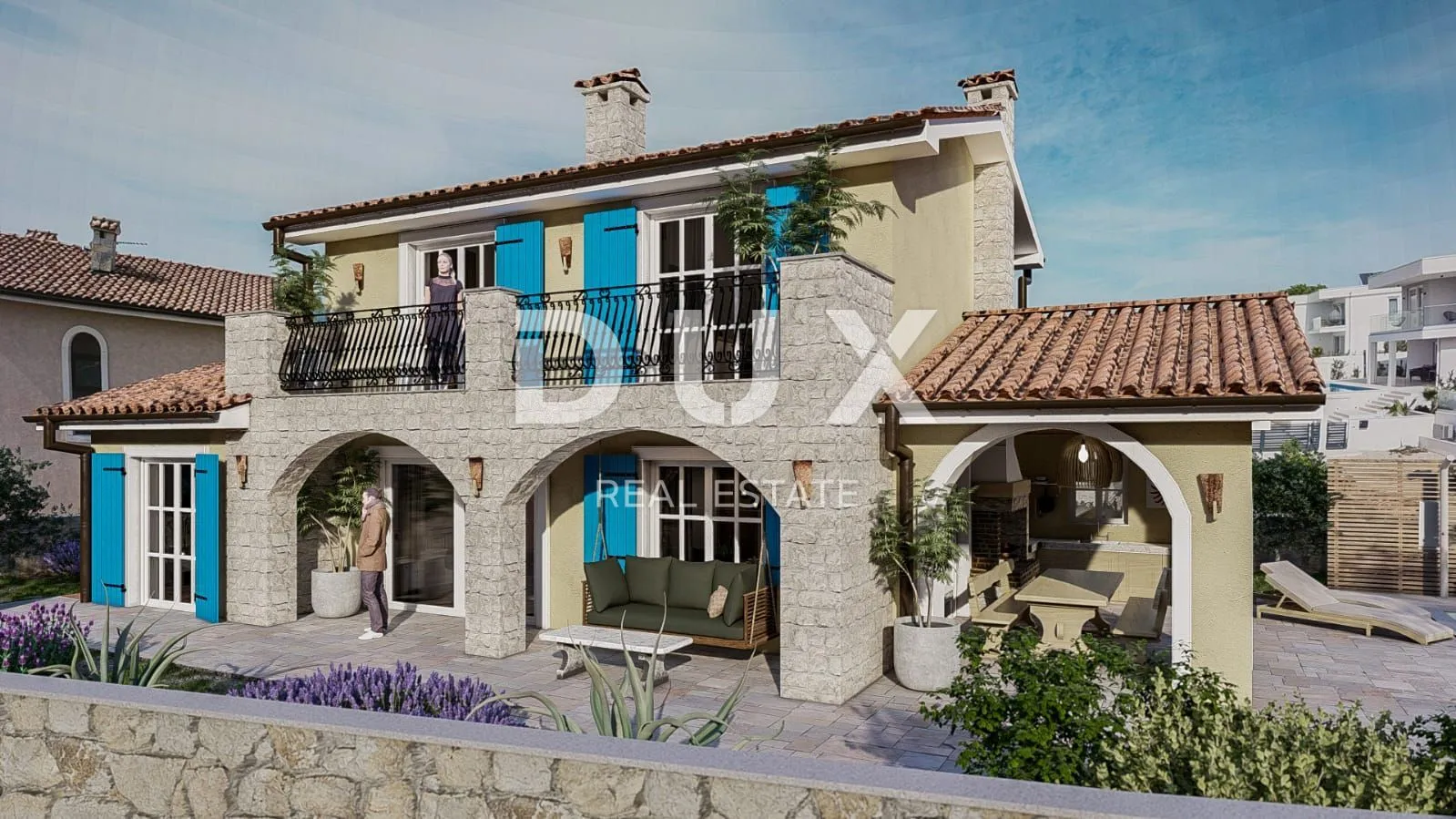 otok krk, linardići - mediteranska vila s bazenom - slika 5