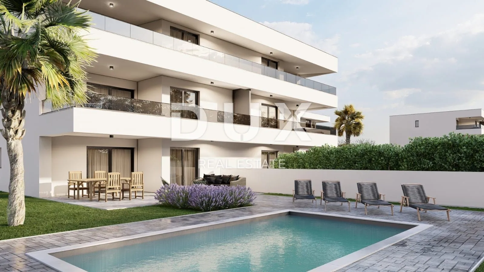OTOK KRK, MALINSKA - vrhunski penthouse s bazenom u novogradnji - Malinska, Malinska-Dubašnica