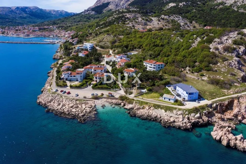 otok krk, baška - dva apartmana prvi red do mora - slika 8