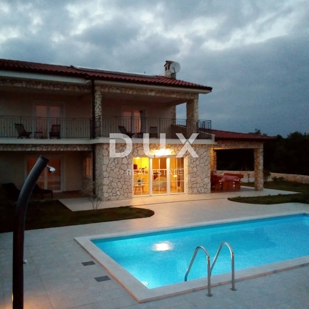 otok krk - luksuzna vila s panoramskim pogledom na more - slika 9
