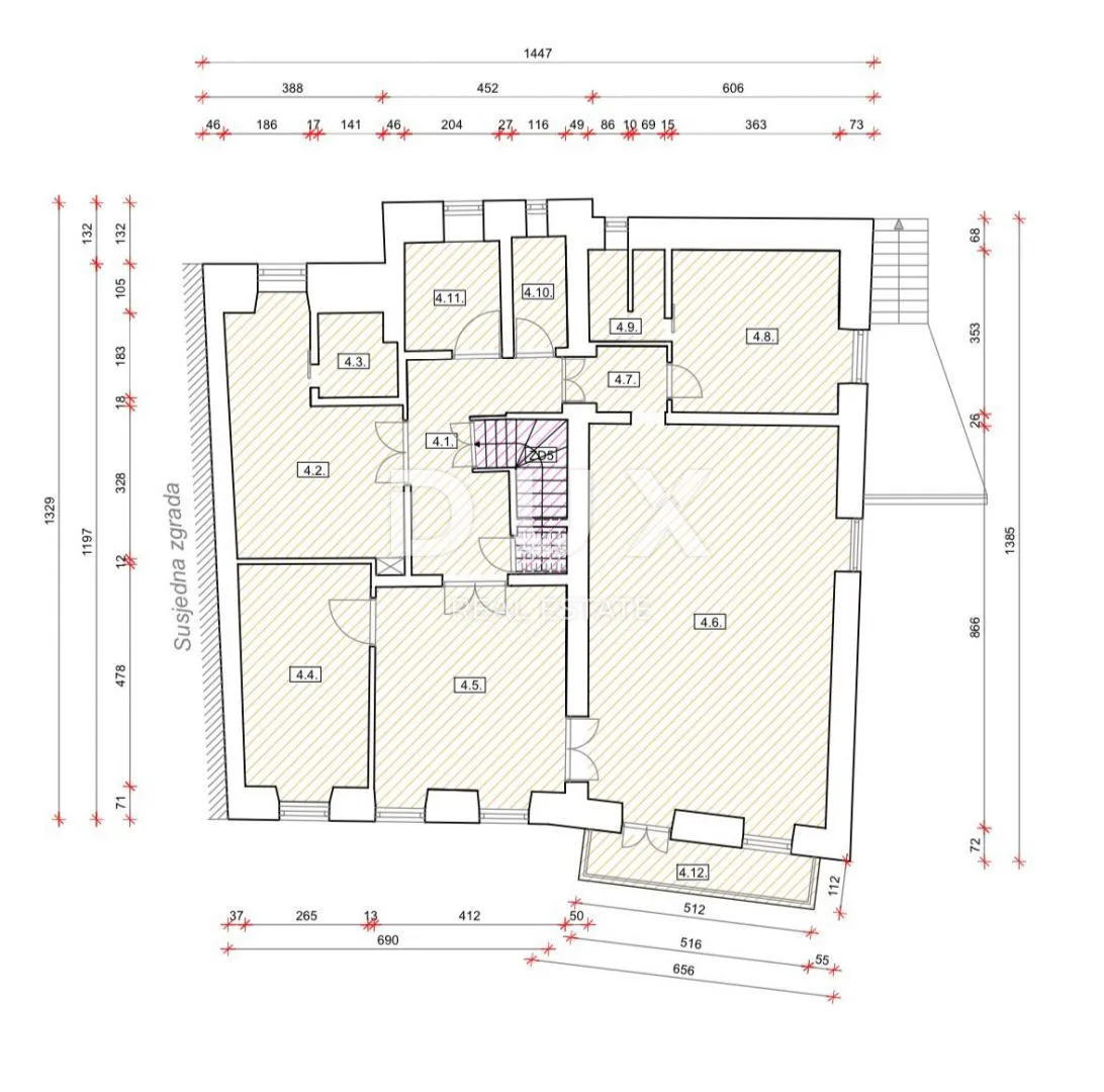 bakar- stan, etaža 140m2 sa pogledom na more - slika 22