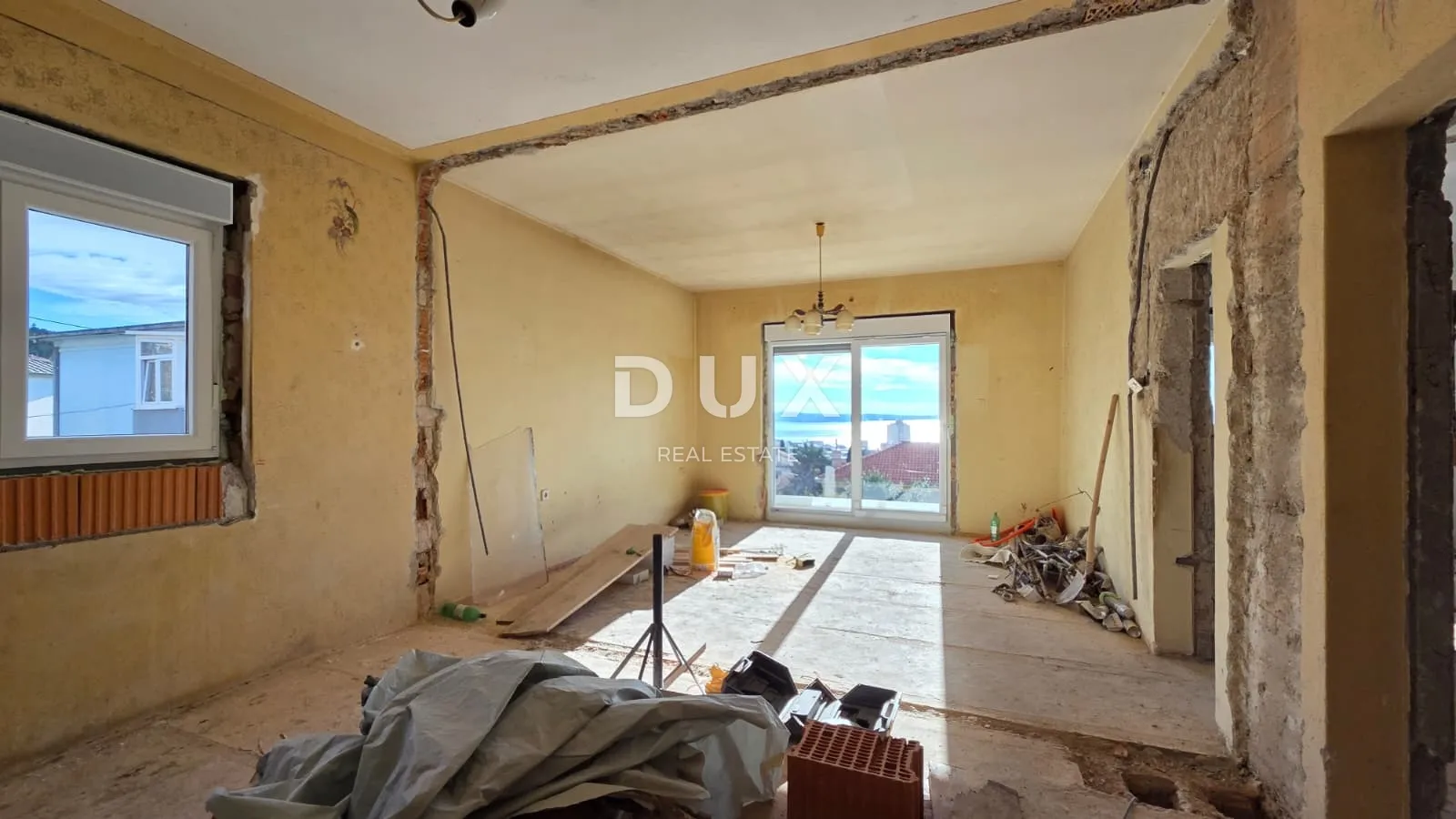 rijeka, sušak - kuća s pogledom na more u fazi adaptacije, 160m2 - slika 2