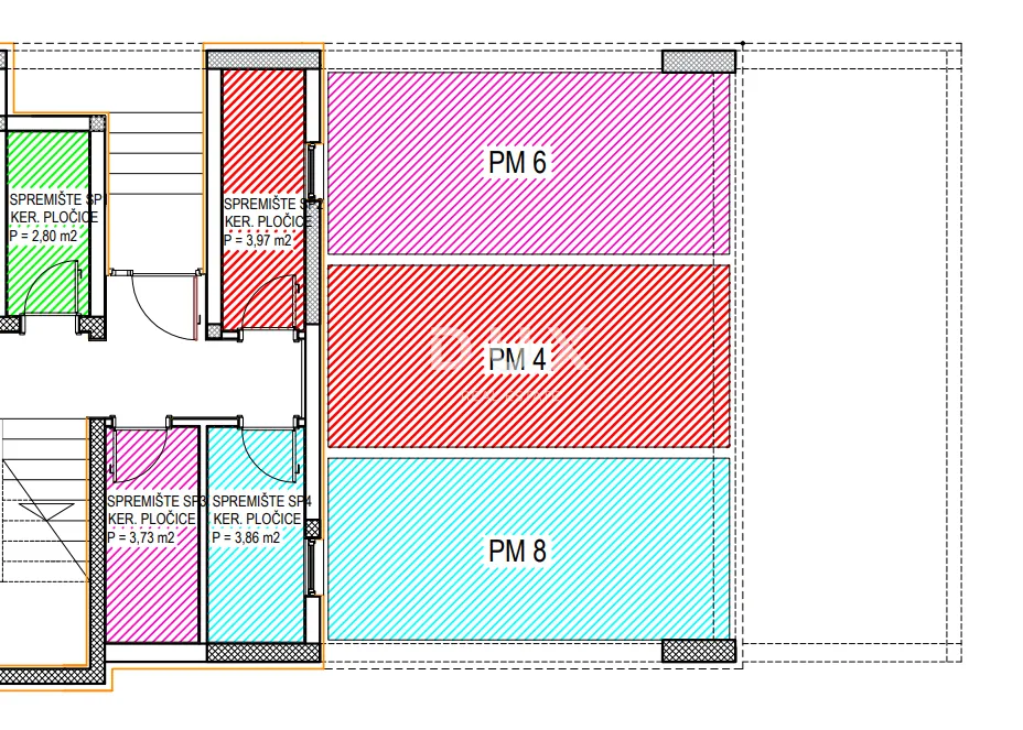 zadar, petrčane - moderan penthouse 240 m od mora! s3 - slika 9