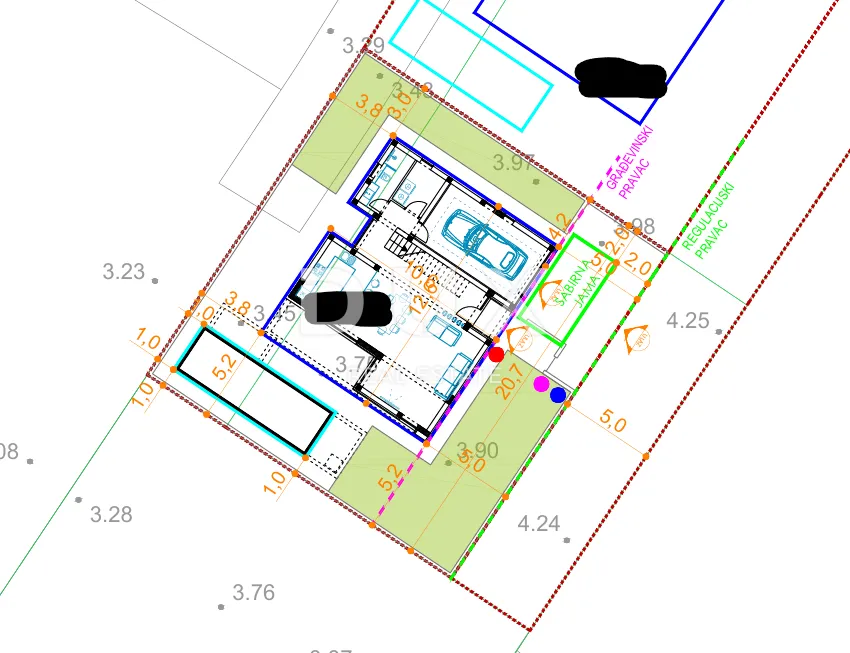 zadar, privlaka - elegantna kuća 110 metara od plaže! novogradnja! b - slika 12