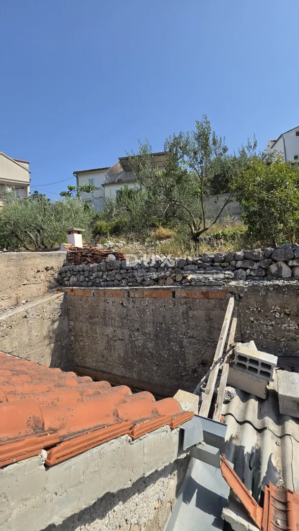 zaton, šibenik, kamena kuća za adaptaciju, prvi red do mora, 37 m² - slika 12